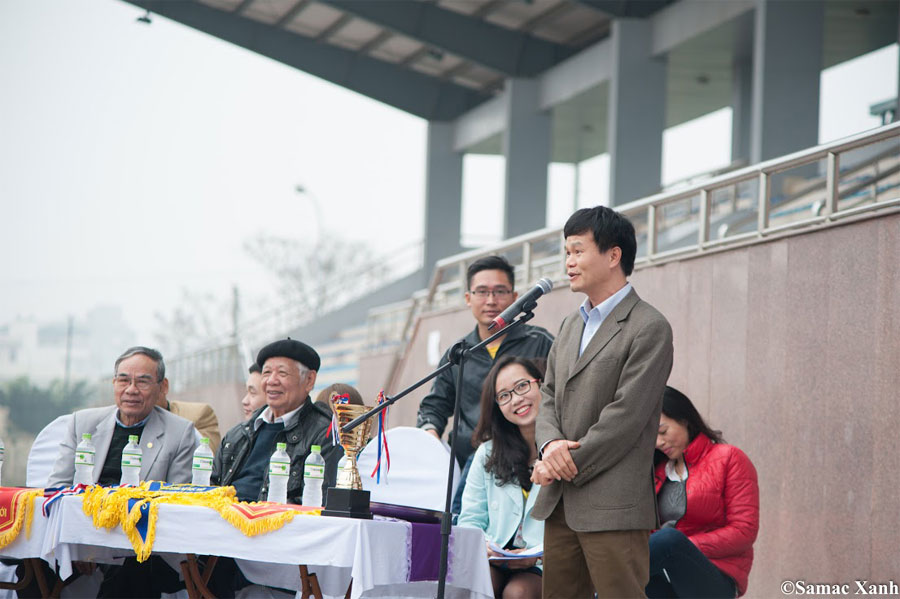 Anh Nguyễn Huyền Diệu, trưởng BLL Hội cựu học sinh trường Phan tại Hà Nội