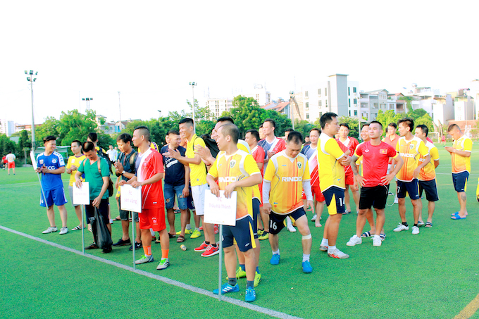 Giải đấu quy tụ được nhiều đội bóng có tiếng ở Hà Nội