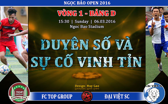 FC Top Group vs Đại Việt SC: Duyên số và sự cố Vinh Tỉn