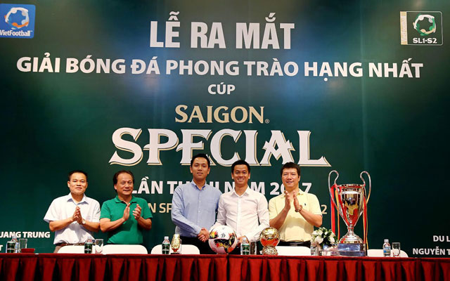Lễ ra mắt & bốc thăm giải bóng đá phong trào hạng Nhất - Cúp Saigon Special lần thứ 2 năm 2017