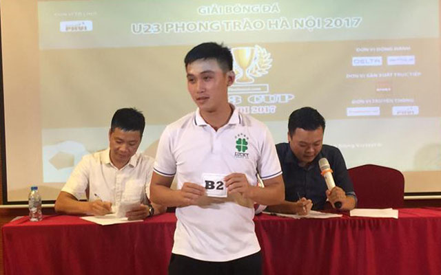 Bốc thăm và công bố lịch thi đấu giải U23 phong trào Hà Nội