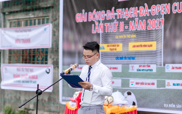 Khai mạc giải bóng đá Thạch Đà Open Cup lần 2 năm 2017