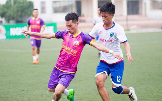 Tiến Phúc, ngôi sao của FC Hồng Lĩnh tại giải hạng nhất Nghệ League 2017