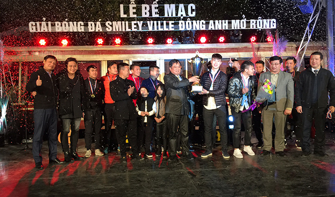 Quang Hải, Duy Mạnh toả sáng mang về chức vô địch giải tứ hùng từ thiện cho Đông Anh