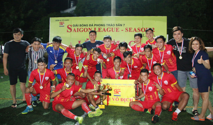 Hạ màn Sài Gòn League 2018: Quân vương Quy Nhơn FC , anh hùng & mỹ nhân