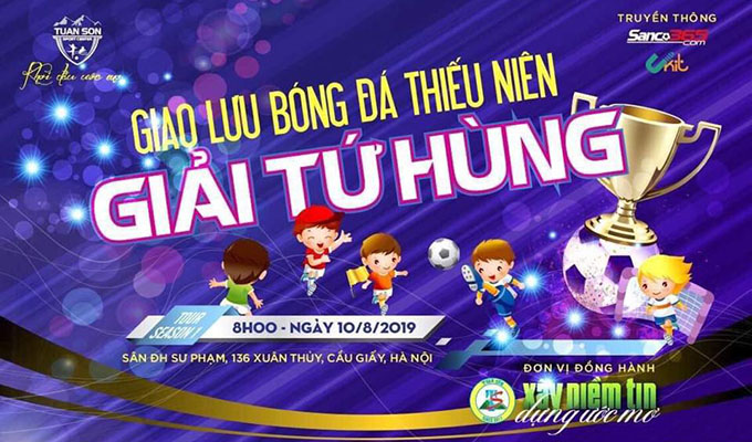 Giải bóng đá thiếu niên “Cup Tứ Hùng” – Dấu mốc mới cho sự phát triển.
