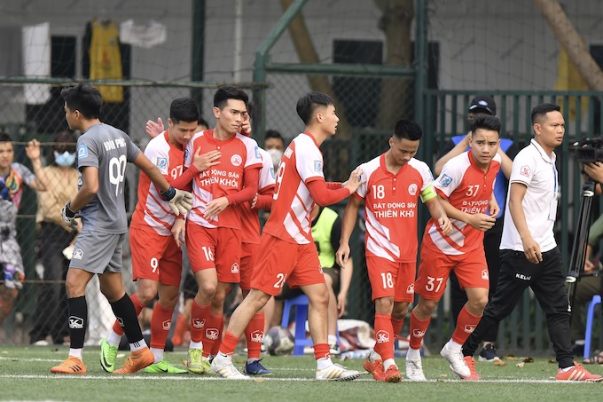 Bảng C hạng Nhất 2023: Thiên Khôi FC ngược dòng kịch tính, Bắc Giang đả bại MUVN