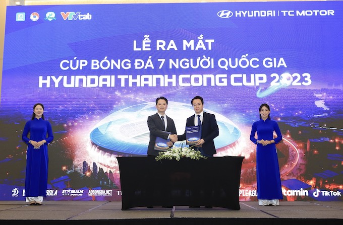 Khởi tranh Cúp bóng đá 7 người Quốc gia Hyundai Thanh Cong Cup 2023