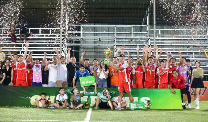 Đánh bại Chim Cánh Cụt, Thép Việt Thắng -Hoàng FC lên vô địch Faith Saigon Super Cup 2023