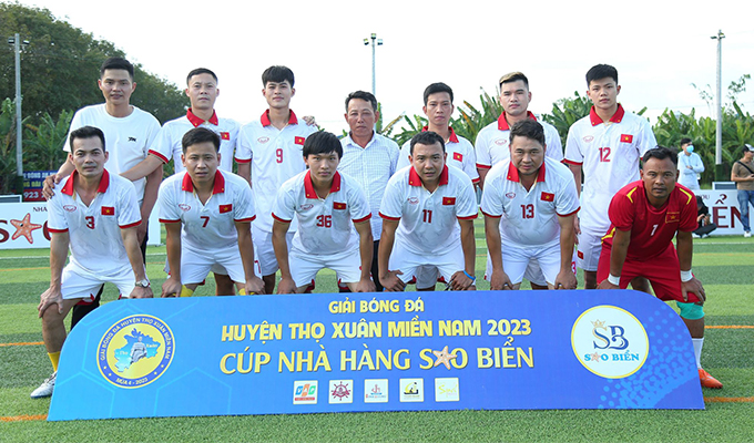Xuân Thiên FC quyết tâm bảo vệ ngôi vương giải bóng đá Thọ Xuân